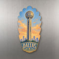 She's Choosing Dallas Magnet | Colored Pencil over Gouache | S406-M