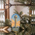 She's Choosing Dallas Ornament | Colored Pencil over Gouache | S406-O