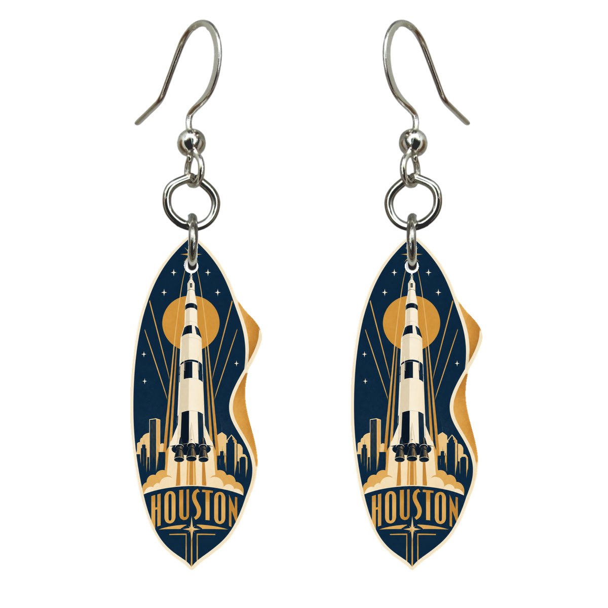She's Choosing Houston Earrings | Art Deco | S411