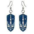 She's Choosing Houston Earrings | Cyanotype-Inspired | S413