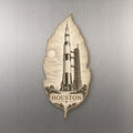 She's Choosing Houston Magnet | Etching-Inspired Linework | S414-M