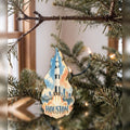 She's Choosing Houston Ornament | Restrained Watercolor | S418-O