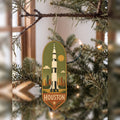 She's Choosing Houston Ornament | Naive Folk Painting | S420-O