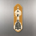 She's Choosing Houston Magnet | Typographic Illustration | S423-M