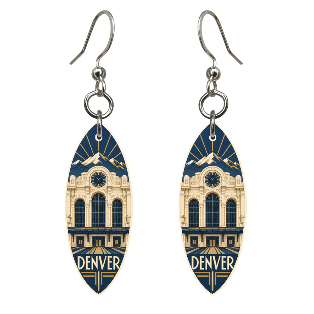 She's Choosing Denver Earrings | Art Deco | S429