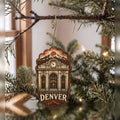 She's Choosing Denver Ornament | Woodcut | S430-O