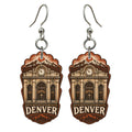 She's Choosing Denver Earrings | Woodcut | S430
