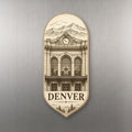 She's Choosing Denver Magnet | Etching-Inspired Linework | S432-M