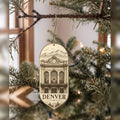 She's Choosing Denver Ornament | Etching-Inspired Linework | S432-O