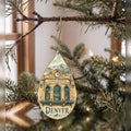 She's Choosing Denver Ornament | Pen and Watercolor Wash | S437-O