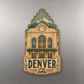 She's Choosing Denver Magnet | Naive Folk Painting | S438-M