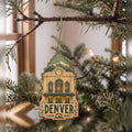 She's Choosing Denver Ornament | Naive Folk Painting | S438-O