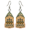 She's Choosing Denver Earrings | Naive Folk Painting | S438