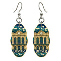 She's Choosing Denver Earrings | Cloisonné-Inspired Graphic | S440
