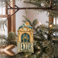 She's Choosing Denver Ornament | Typographic Illustration | S441-O