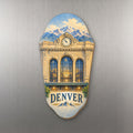 She's Choosing Denver Magnet | Colored Pencil over Gouache | S442-M