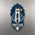 She's Choosing Portland, Oregon Magnet | Negative-Space Silhouette | S443-M