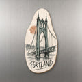 She's Choosing Portland, Oregon Magnet | Loose Contour Sketch | S445-M
