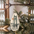 She's Choosing Portland, Oregon Ornament | Loose Contour Sketch | S445-O