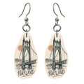 She's Choosing Portland, Oregon Earrings | Loose Contour Sketch | S445