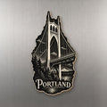 She's Choosing Portland, Oregon Magnet | Scratchboard | S452-M
