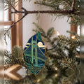 She's Choosing Portland, Oregon Ornament | Cloisonné-Inspired Graphic | S458-O
