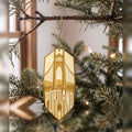She's Choosing Portland, Oregon Ornament | Typographic Illustration | S459-O