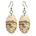 She's Choosing Honolulu Earrings | Etching-Inspired Linework | S468