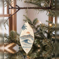 She's Choosing Honolulu Ornament | Sparse Pointillism | S469-O
