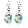 She's Choosing Honolulu Earrings | Restrained Watercolor | S472