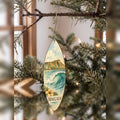 She's Choosing Honolulu Ornament | Pen and Watercolor Wash | S473-O