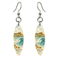 She's Choosing Honolulu Earrings | Pen and Watercolor Wash | S473