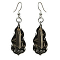 She's Choosing Atlanta Earrings | Scratchboard | S488