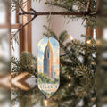 She's Choosing Atlanta Ornament | Restrained Watercolor | S490-O