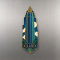 She's Choosing Atlanta Magnet | Cloisonné-Inspired Graphic | S494-M