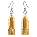 She's Choosing Atlanta Earrings | Typographic Illustration | S495
