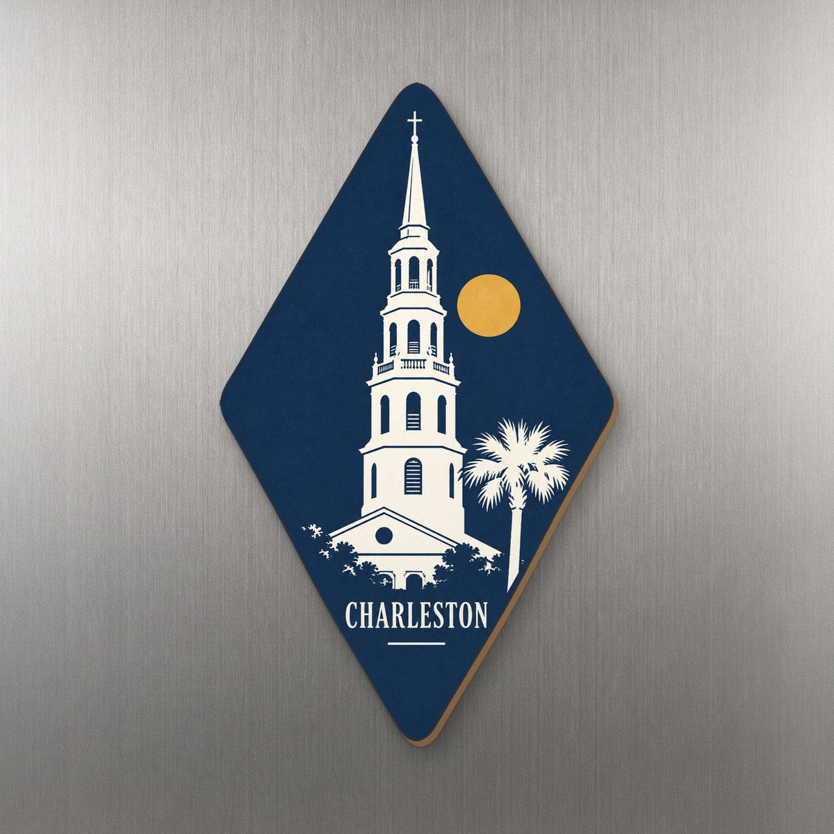 She's Choosing Charleston Magnet | Negative-Space Silhouette | S497-M