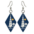 She's Choosing Charleston Earrings | Negative-Space Silhouette | S497