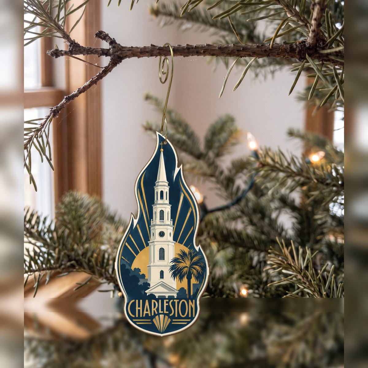 She's Choosing Charleston Ornament | Art Deco | S501-O