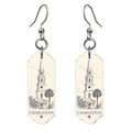 She's Choosing Charleston Earrings | Sparse Pointillism | S505