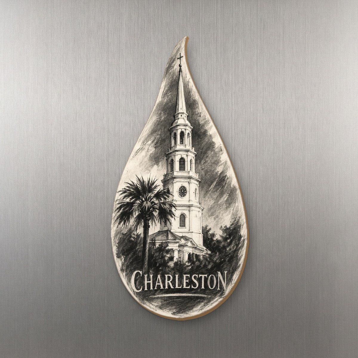 She's Choosing Charleston Magnet | Charcoal Gesture | S507-M