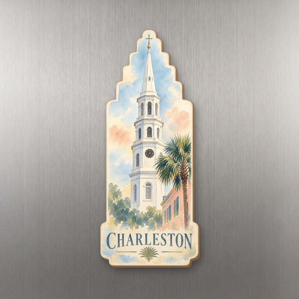 She's Choosing Charleston Magnet | Restrained Watercolor | S508-M