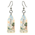 She's Choosing Charleston Earrings | Restrained Watercolor | S508