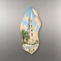 She's Choosing Charleston Magnet | Colored Pencil over Gouache | S514-M