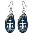 She's Choosing Savannah Earrings | Negative-Space Silhouette | S515