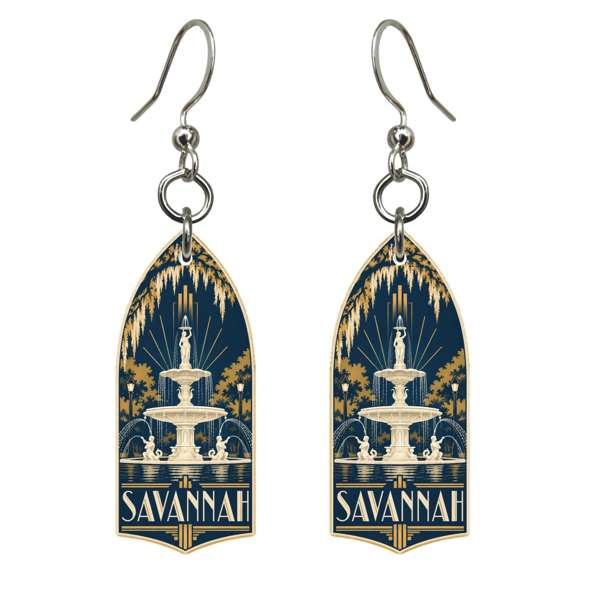 She's Choosing Savannah Earrings | Art Deco | S519