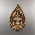 She's Choosing Savannah Magnet | Woodcut | S520-M