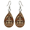 She's Choosing Savannah Earrings | Woodcut | S520