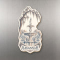 She's Choosing Savannah Magnet | Sparse Pointillism | S523-M