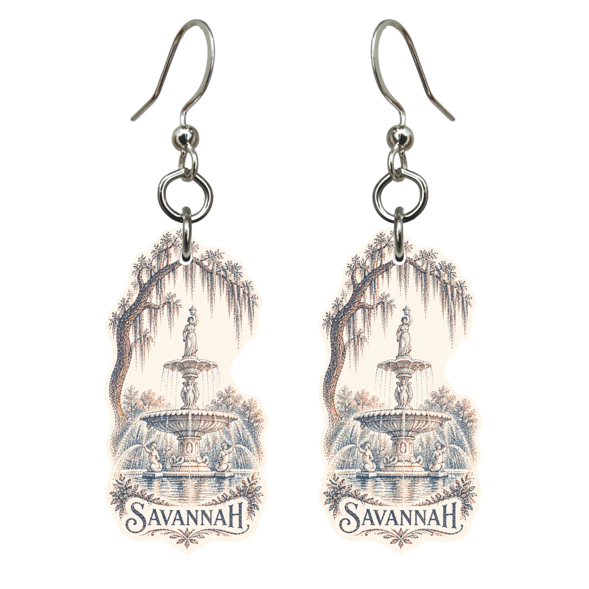 She's Choosing Savannah Earrings | Sparse Pointillism | S523
